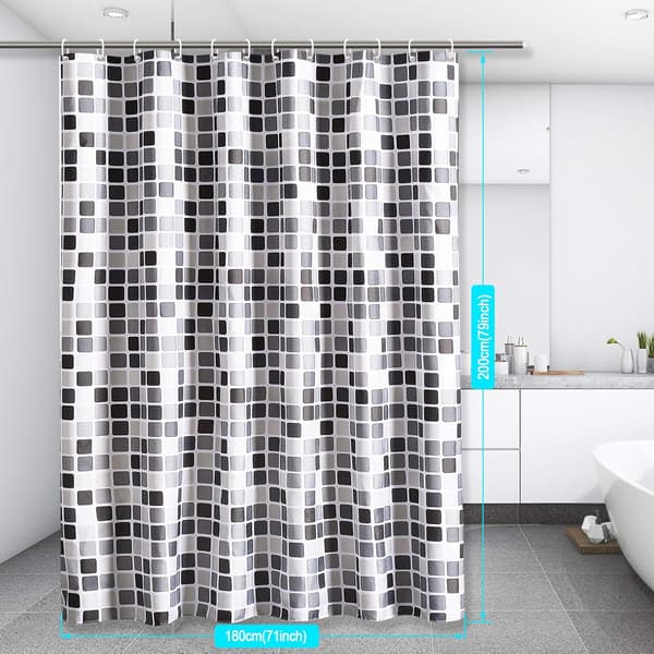 Marmor Dusjforheng, Hvit Tekstil Dusjforheng For Hotell DXGHC