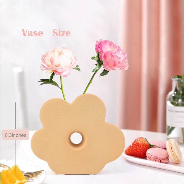 Keramisk Vas, Konstblomvas, Minimalistisk Stil Heminredning för Li