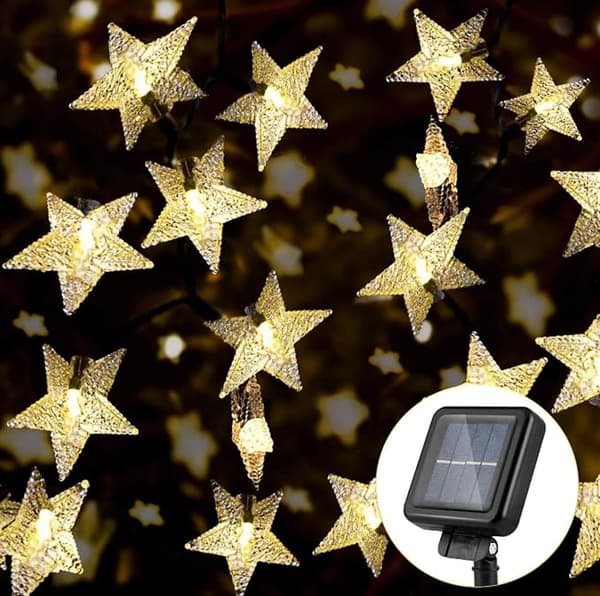 Solcelled Feelysslyng for Uteplass Dekorasjon Jul Pent