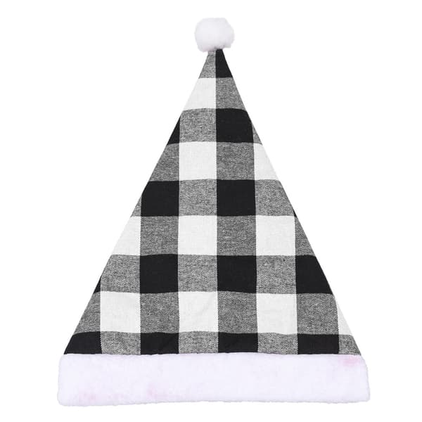 2 stk. Tartan Voksen Julehatte, Julepynt Voksenhatte
