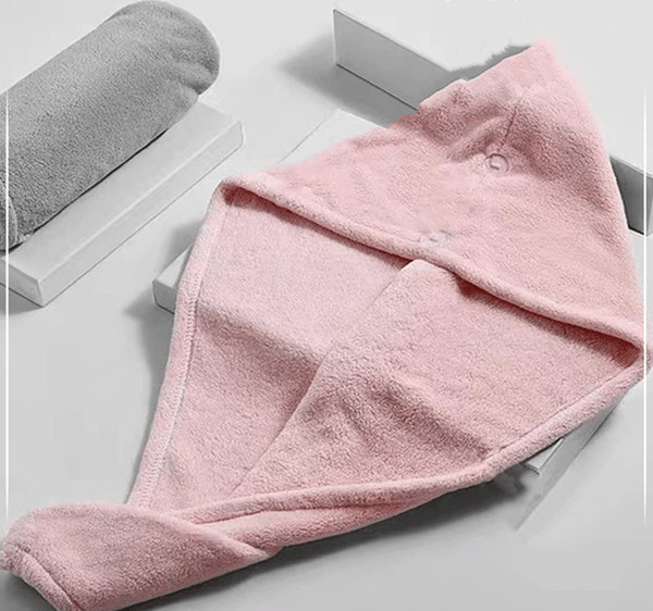Hårhåndkle, 3 stk Hår tørkehåndklær, Superabsorberende Mikrofiber H