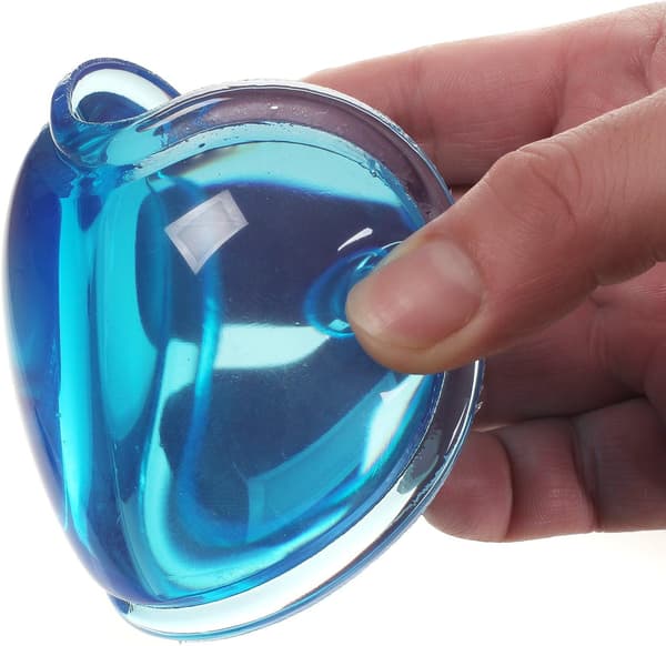 Myk håndleddstøtte, Gelkrystaller, Hjerteformet, Ergonomisk Krystall