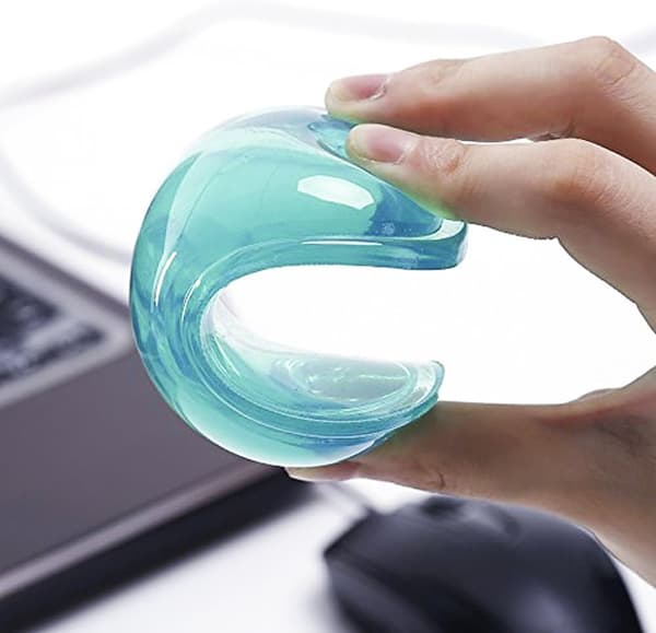 Silikon Gel Håndleddstøtte Pute Ergonomisk Mus Håndleddstøtte (Grønn