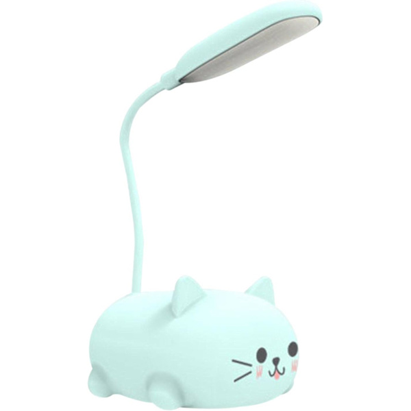 Mini Kat USB Lampe - Sød Dyr LED Natlys - 360° Justerbar