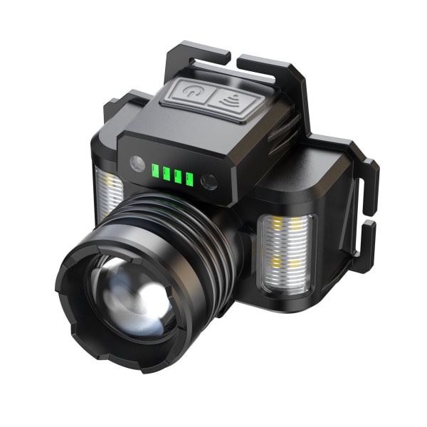 30W valkoinen laser-otsalampun, jossa on sisäänrakennettu TYPE-C latausvyö