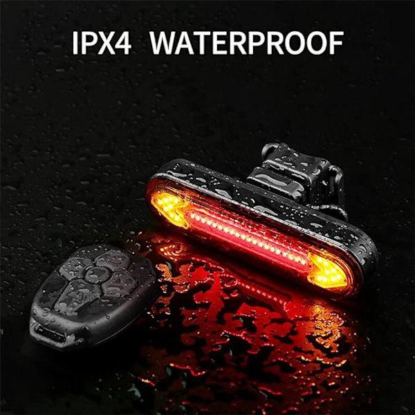 Polkupyörän takavalo - USB-ladattava DXGHC
