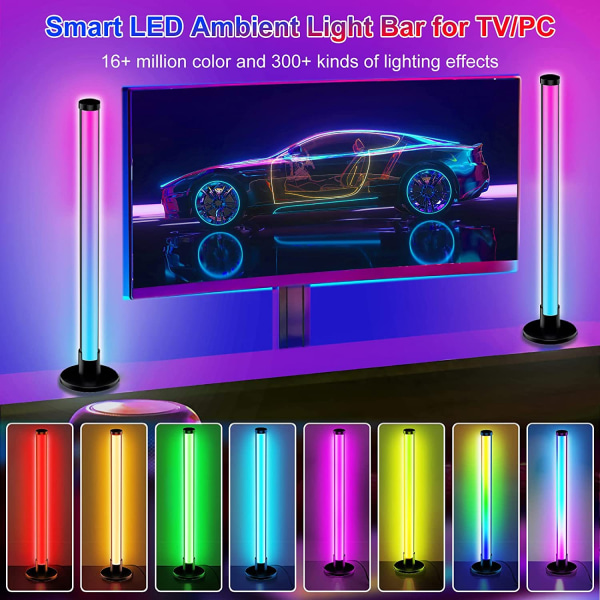 Älykäs LED-valonauha, RGB-ympäristön TV-taustavalo, mukana