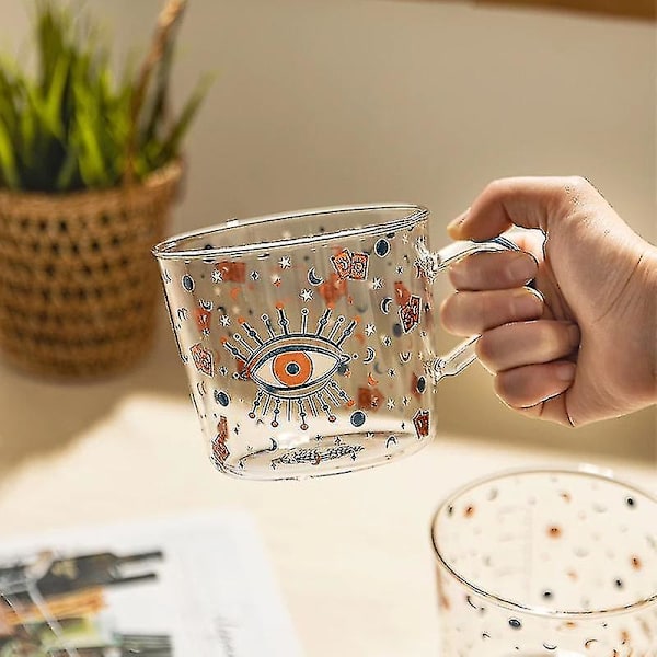 500ml Creative Scale Glasmugg Frukost Par Vattenkopp -su DXGHC