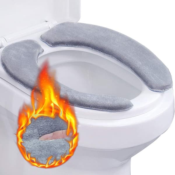 Toalettlock, 2-pack Minnesskum Toalettlock, Tvättad