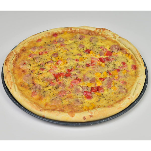 30cm Pizzafad med Perforering - Perforeret Pizzafad - Kulstof