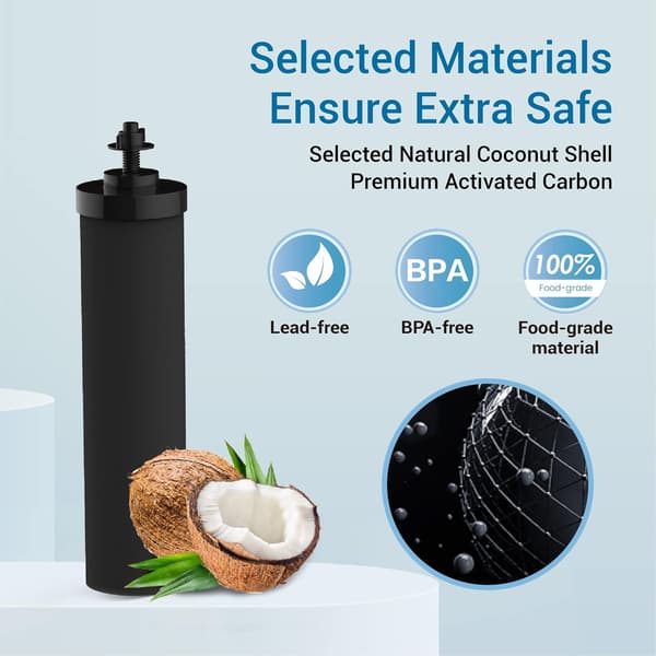 Vedenpuhdistin, korvaava BB9-2 Black Purification Elements a:lle