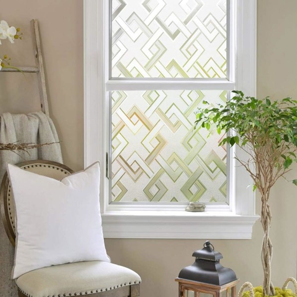 Blackout Window Film, Anti-Peek Window Film, Square Pattern Windo