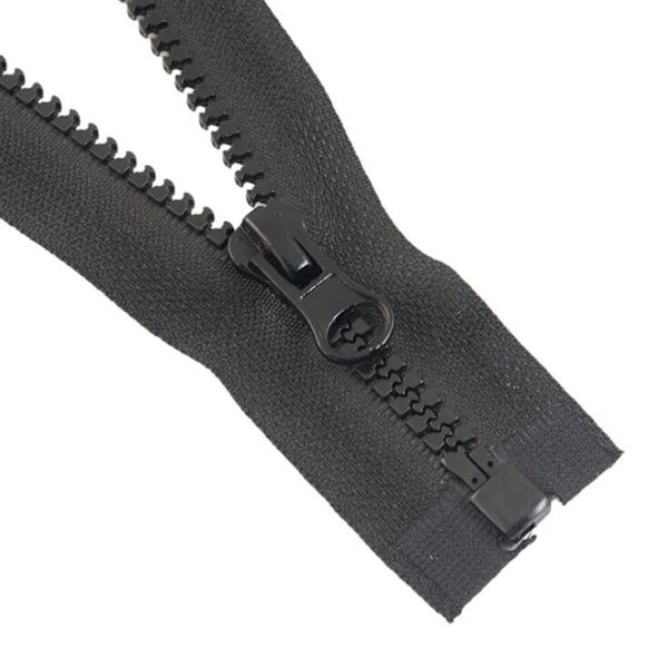 5-pack 70 cm Resin Dubbelsidiga Öppna Zip Dragkedjor för Kläder
