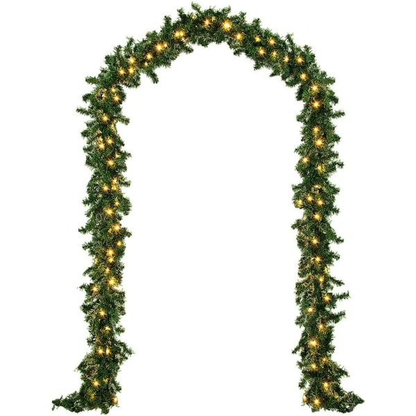 Sisä- ja ulkokäyttöön soveltuvat joulukuusen valoköynnökset 2,7 m 220 LED