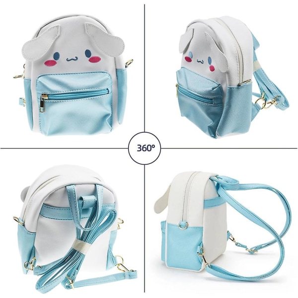 Anime Cute Cartoon Bag Axelväska Crossbody Bag Skolväska (Jade