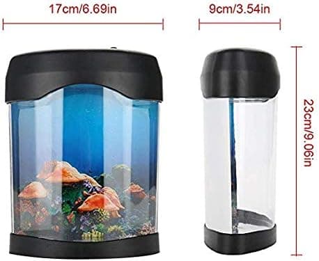 USB manetlampe, elektrisk akvarium, hav nattlampe