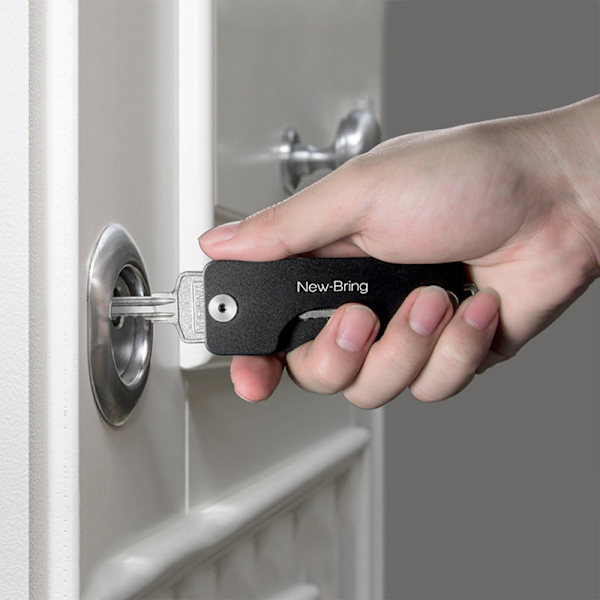Nyckelhållare Smart Kompakt Metall Keybar (Svart)