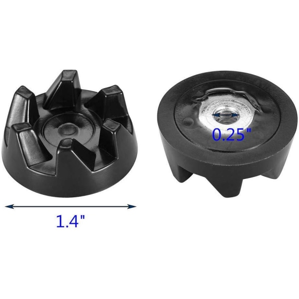 2 stk Blender Gummiskobling med Fjerningverktøy for Kjøkken DXGHC