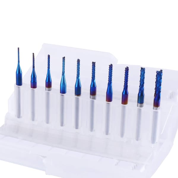 Genmitsu Nano Blue Coat End Mill CNC-reititysterät, 0,8-3mm, 1/8\"
