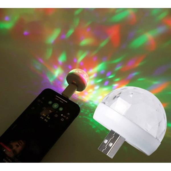 Liten magisk kule laser lys bar lys disco scene lys mini