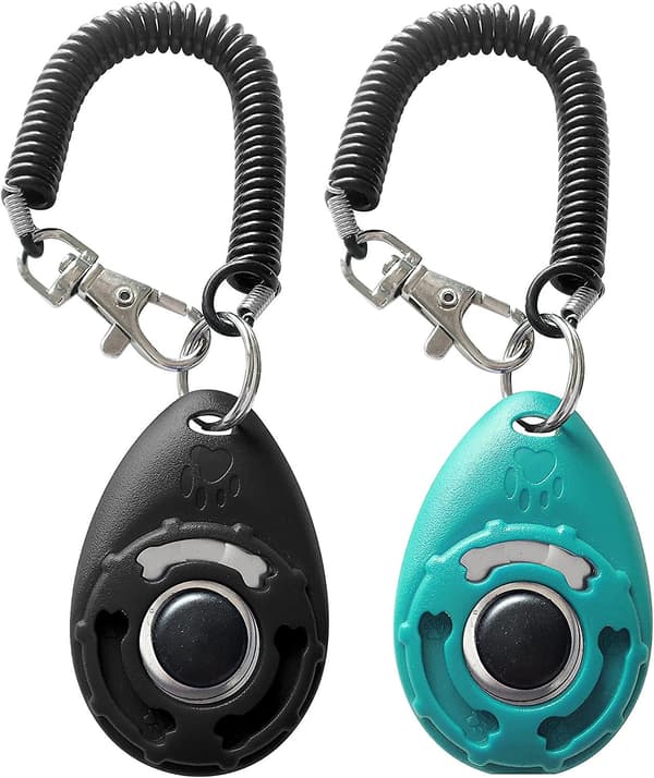 2-pack Hundträning Klicker med handledsrem - Hundträning Klick