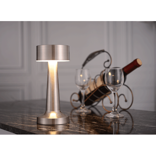 Laddbar LED-bordlampa med beröringskänslig sensor, skrivbordslampa, sovrumslampa, restaurang
