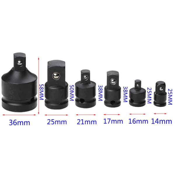 6 kpl Drive Twist Socket Set Lug Nut Remover Extractor Tool DXGHC