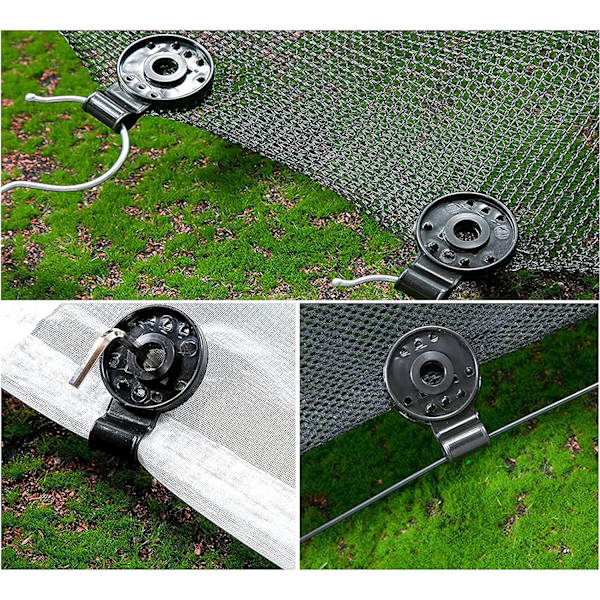 50 stk Personvern skjerm feste Shade Cloth Clip Spesial Clip med
