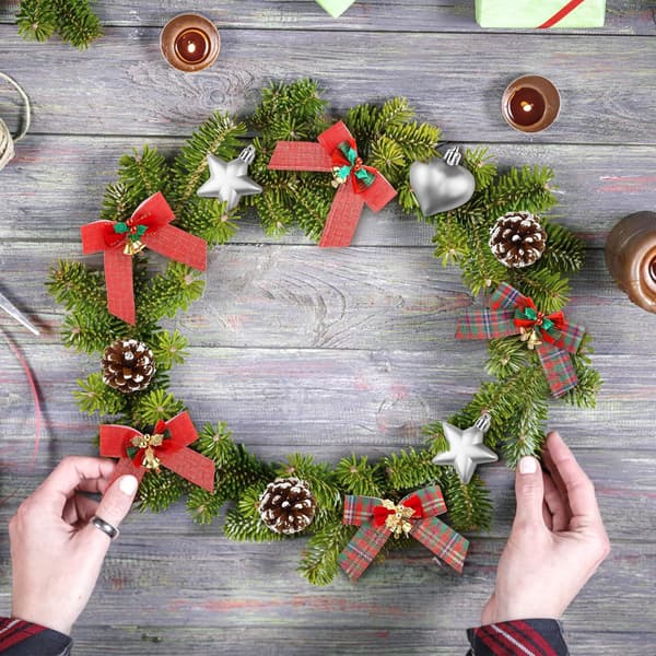 12 st julband, band med klockor för jul DXGHC