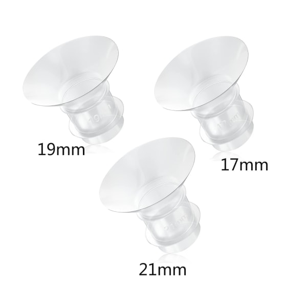 17mm/19mm/21mm Flensinnlegg Kompatibel med Medela / Willow / TS