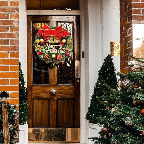 Julekrans Håndlaget Kunstig Krans Julepynt Dørkrans