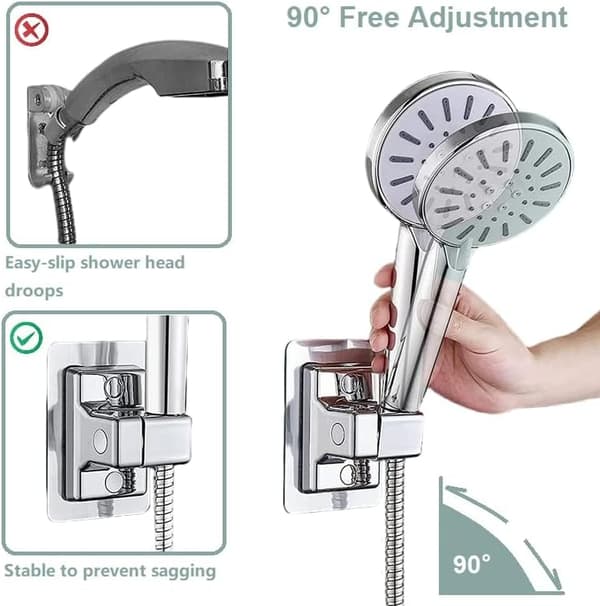 Universal Bruseshovedholder, Ingen Boring Bruseshovedholder, 360° Justerbar