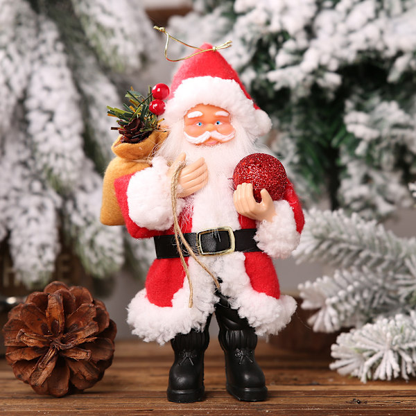 4 kpl joulukoristeita Resin Santa Claus -koristeita Sta