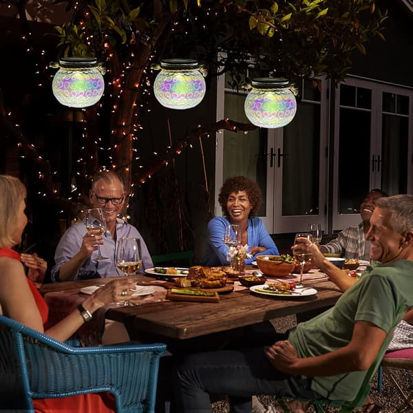 Solcellslampa för Utomhus, 2-pack LED Utomhuslampa