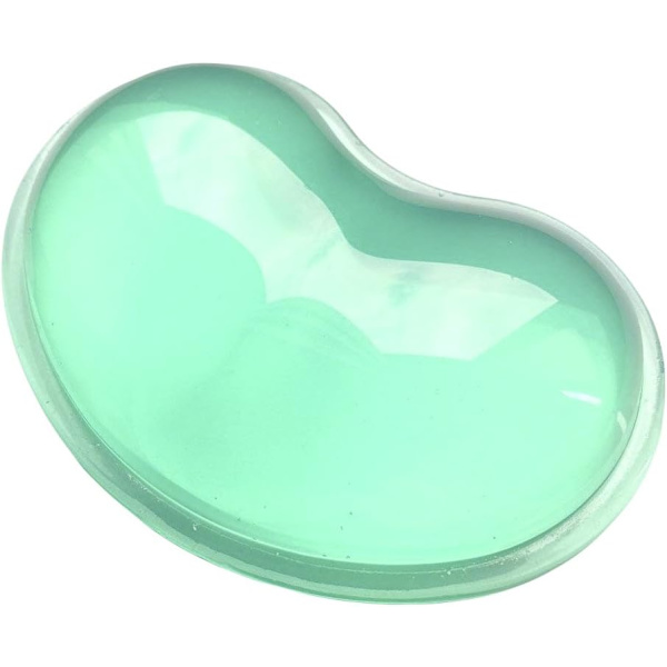 Silikon Gel Handledsstöd Ergonomiskt Mushandledsstöd (Grön