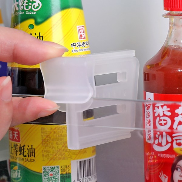 4-osainen japanilainen jääkaapin lokerojakaja, sivulokero