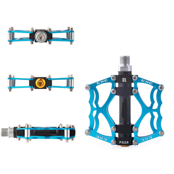 9/16 Tommer Cykelpedal CNC Aluminium Legering 3 Lejer Solid Ikke-s DXGHC
