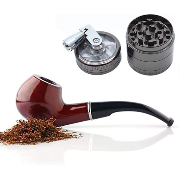 Pollen Grinder i sink-legering, manuell sveivkvern for krydder, urter,