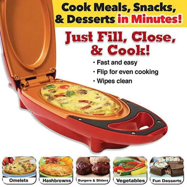 110V/220V Icke-klibbig Elektrisk Crepe Maker Pizza Pancake Bakning DXGHC
