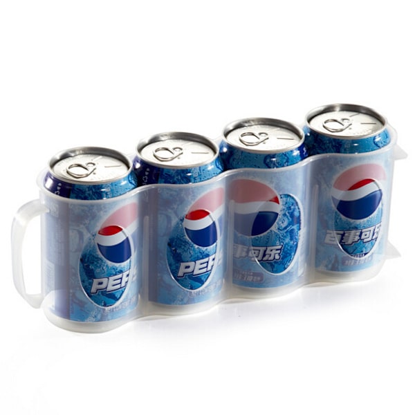 4 Reikää Olut Tölkki Järjestäjä Jääkaappi Soda Juoma Pullo Pidike Jääkaappi
