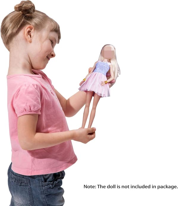 35-pack Handgjorda Dockkläder Set Inkluderar 2 Prinsessklänningar 4
