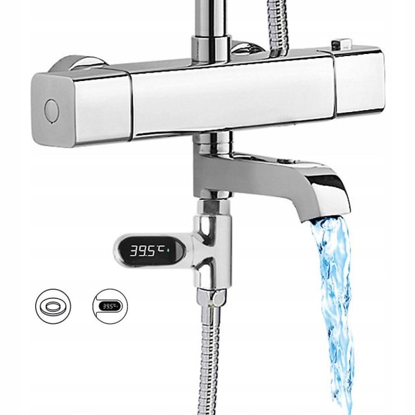 LED Vandtermometer Babybruser Præcis Visuel Temperatur