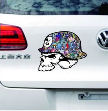 3 stk. Bilsticker Motorcykel Graffiti Stickers