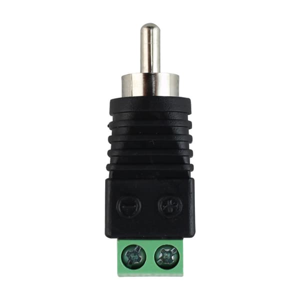 2-pack P771 RCA-kontakt, han, lödningsfri, färgdifferens AV a