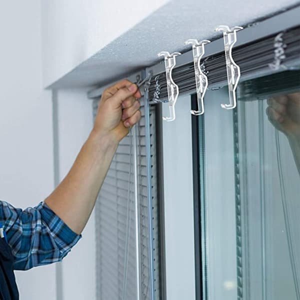 12 sæt 2,5 tommer blinde trim gardin baffle hænger trim tilbehør