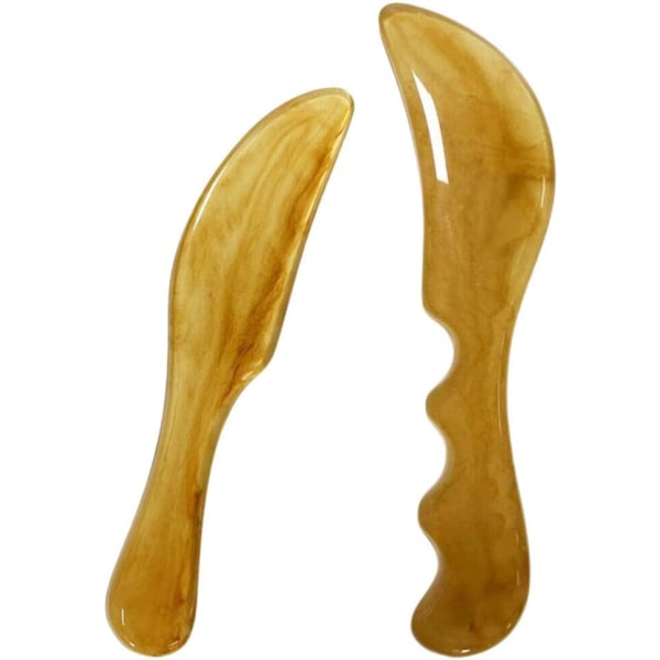 Guasha kaavinta hierontatyökalut 2 kpl vartalon kaavinta työkaluja Acupre