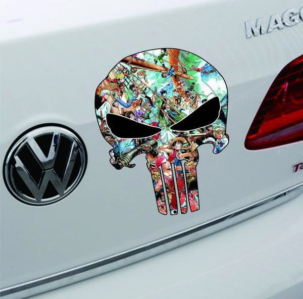 4 stk Dekal til bilkarosseri Motorsykkel Graffiti Dekaler