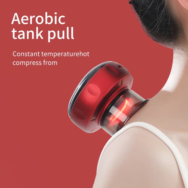 Elektrisk Koppmassage Scrapping Therapy Massager Elektrisk Kopp