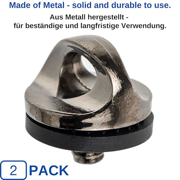 2-pack 1/4\" Kameramonteringsskruvar, Snabbkopplingssystem, Bärbar