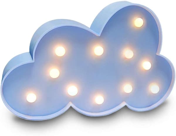 3D Skylampe LED Dekorativ nattlys for barn og voksne, ch